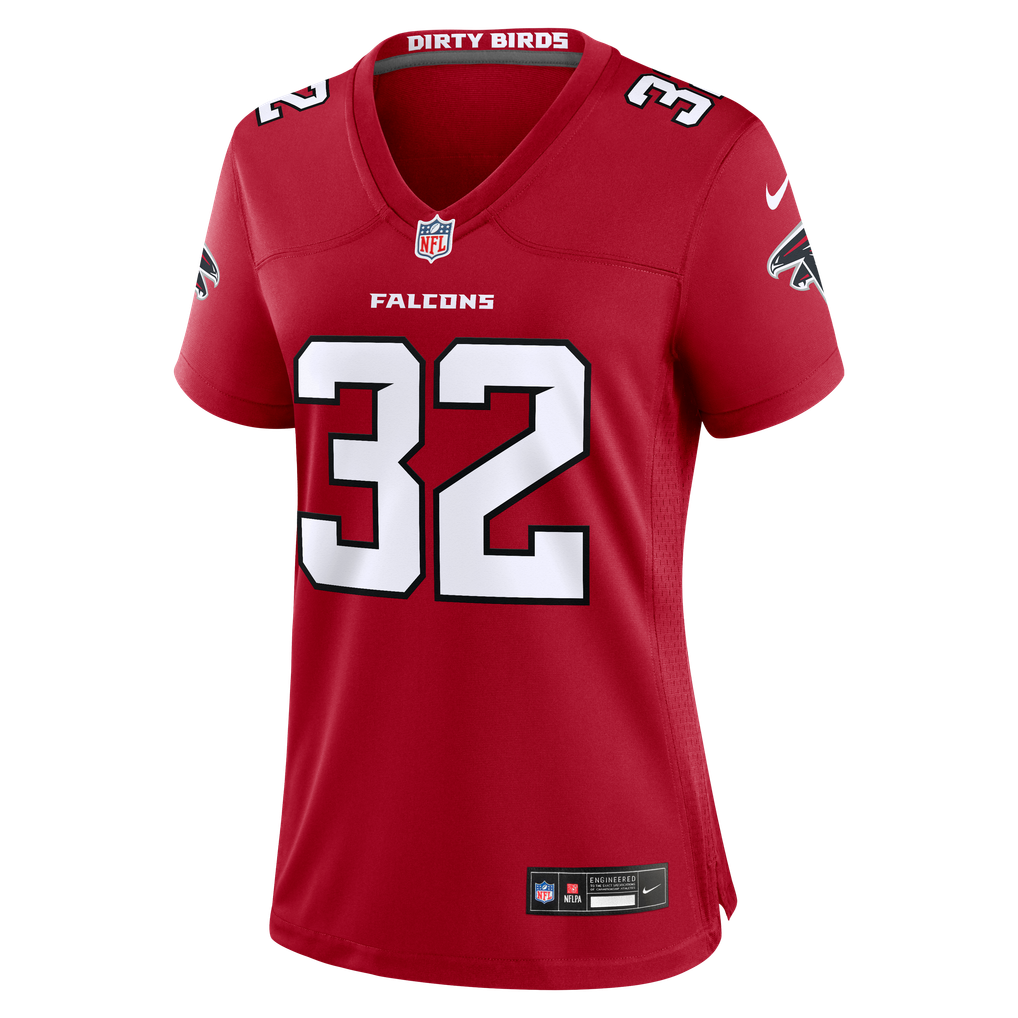 Women's Atlanta Falcons Cash Jones Nike Red Team Game Jersey