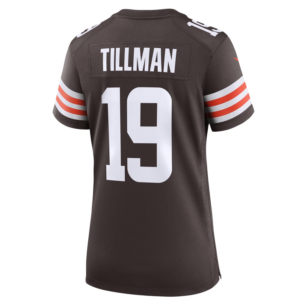 Women's Cleveland Browns Cedric Tillman Nike Brown Game Jersey - Image 4