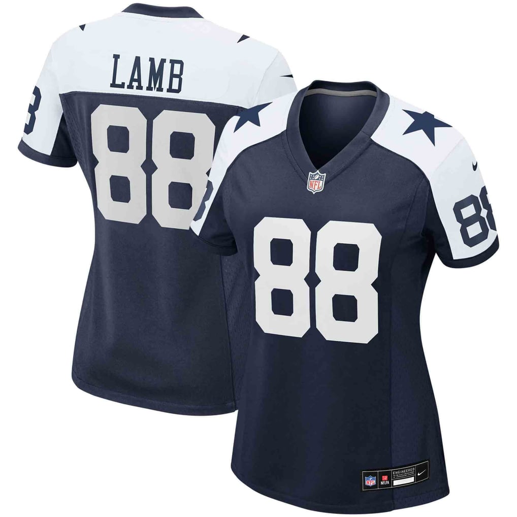 Women's Dallas Cowboys CeeDee Lamb Nike Navy Alternate Game Team Jersey - Image 2