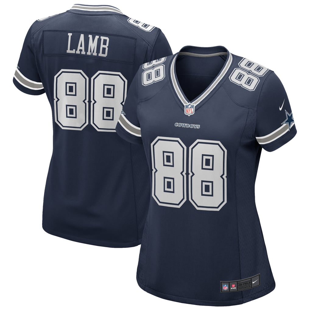 Women's Dallas Cowboys CeeDee Lamb Nike Navy Game Jersey - Image 2