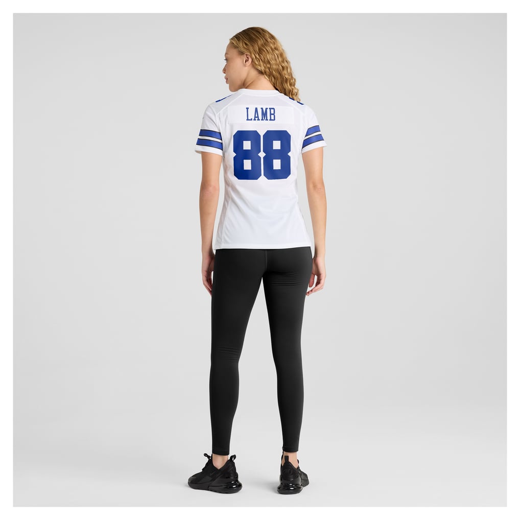 Women's Dallas Cowboys CeeDee Lamb Nike White Game Jersey - Image 6