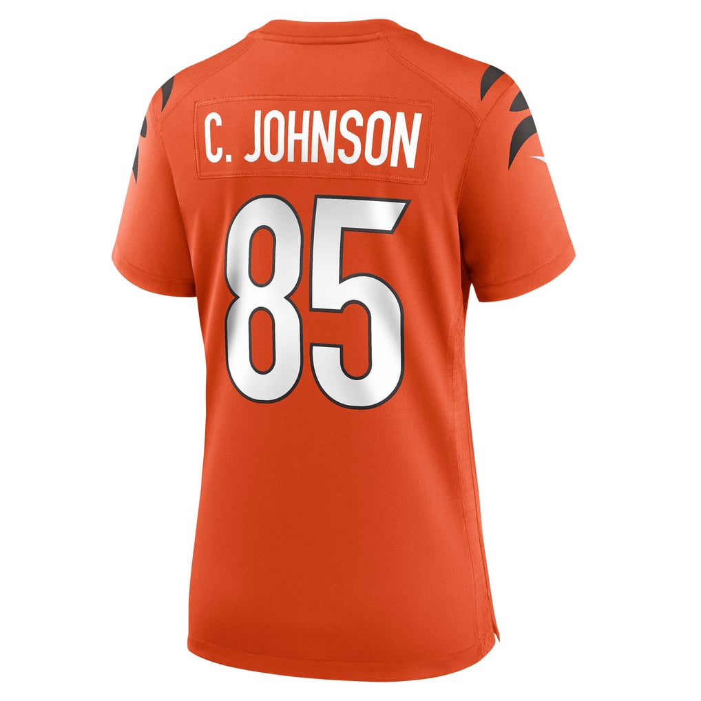 Women's Cincinnati Bengals Chad Johnson Nike Orange Retired Game Jersey - Image 4