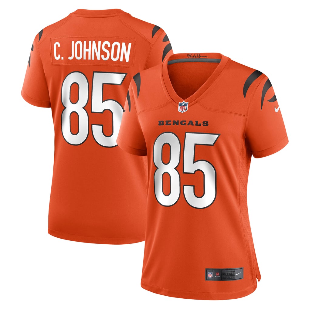 Women's Cincinnati Bengals Chad Johnson Nike Orange Retired Game Jersey - Image 1
