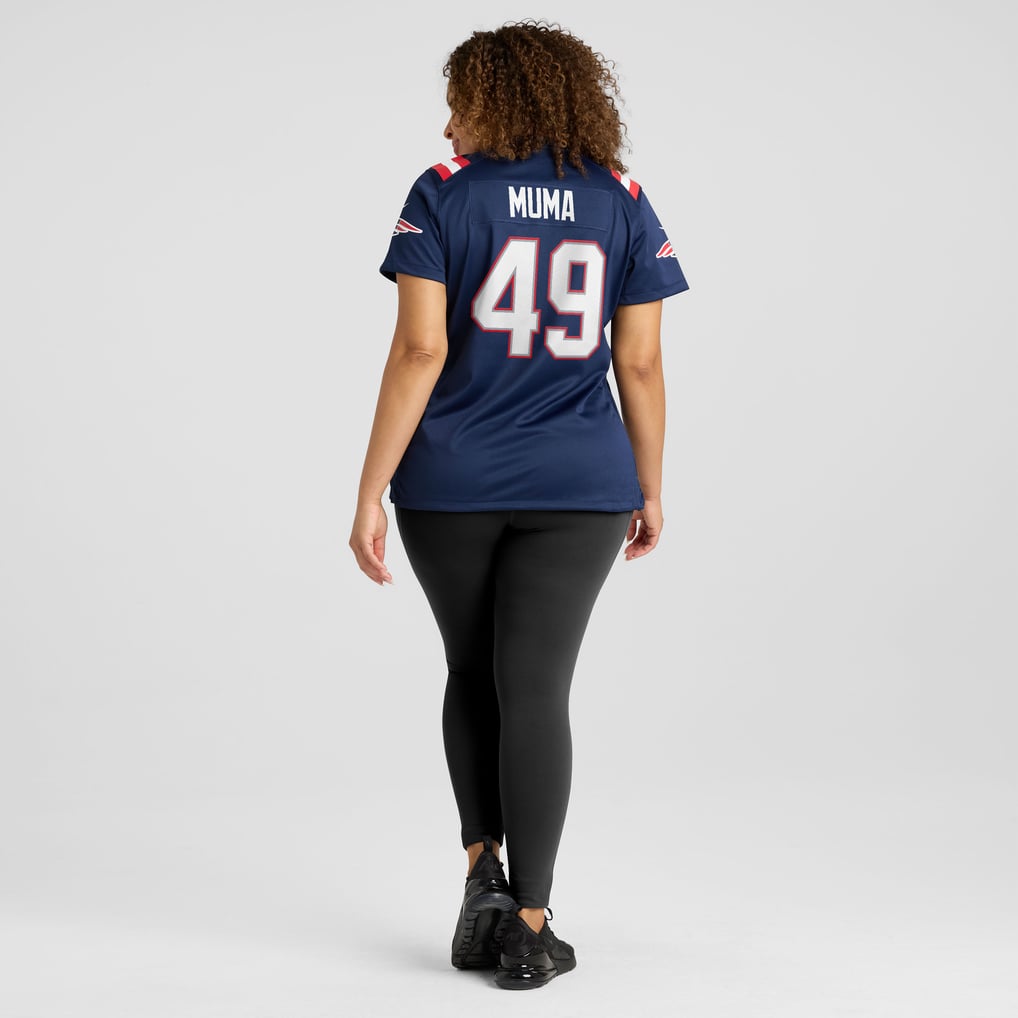 Women's New England Patriots Chad Muma Nike Navy Team Game Jersey - Image 6