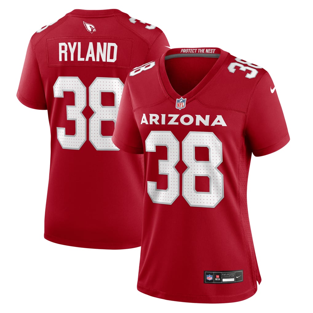 Women's Arizona Cardinals Chad Ryland Nike  Cardinal Team Game Jersey - Image 2
