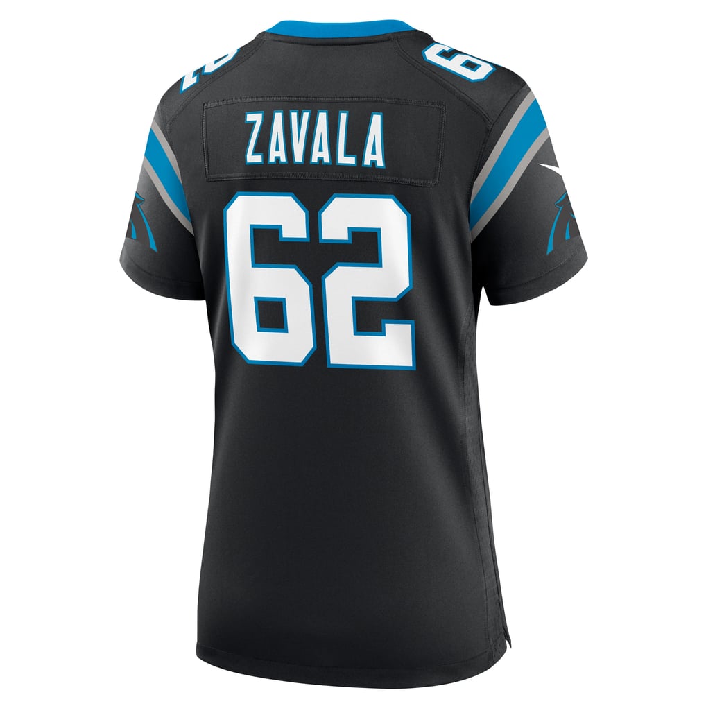 Women's Carolina Panthers Chandler Zavala Nike Black Game Jersey - Image 4