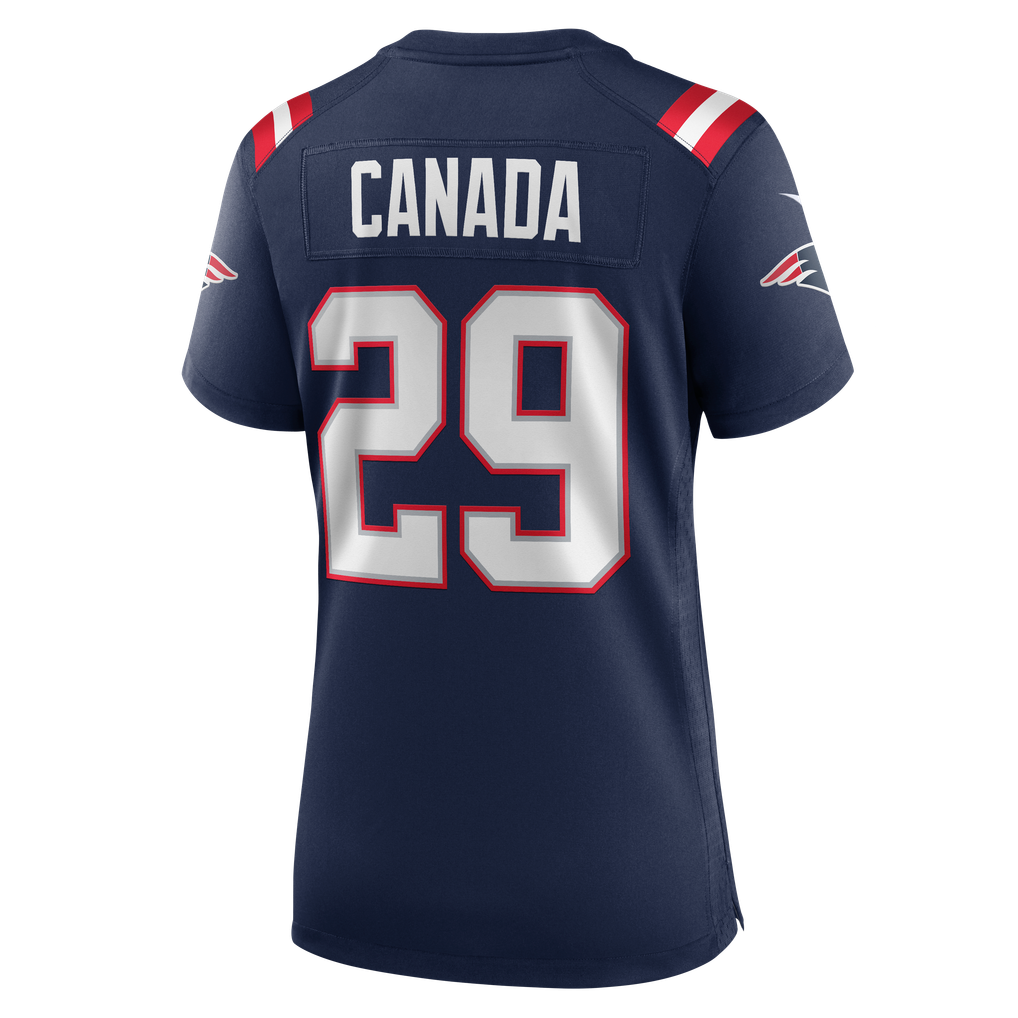 Women's New England Patriots Channing Canada Nike Navy Team Game Jersey - Image 8