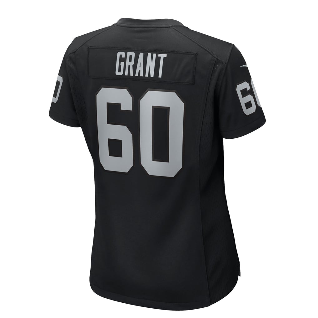Women's Las Vegas Raiders Charles Grant Nike  Black Team Game Jersey - Image 4