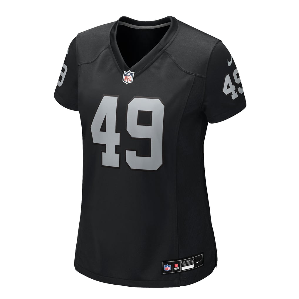 Women's Las Vegas Raiders Charles Snowden Nike  Black Team Game Jersey - Image 3