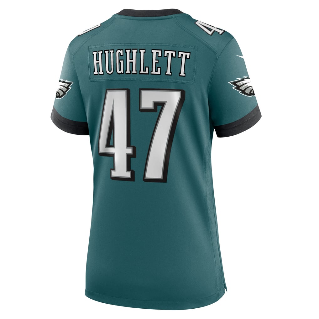 Women's Philadelphia Eagles Charley Hughlett Nike Midnight Green Team Game Jersey - Image 4