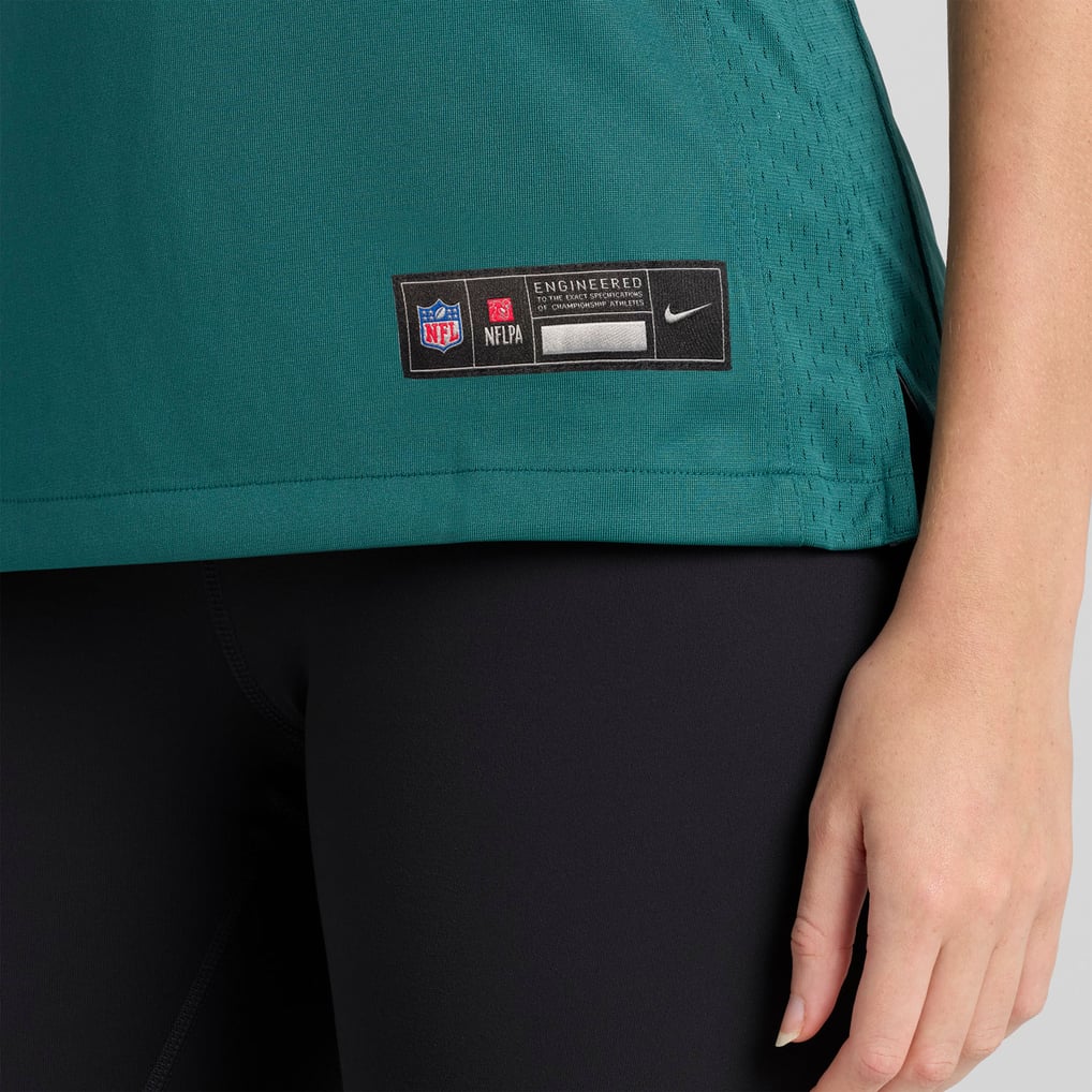 Women's Philadelphia Eagles Charley Hughlett Nike Midnight Green Team Game Jersey - Image 10