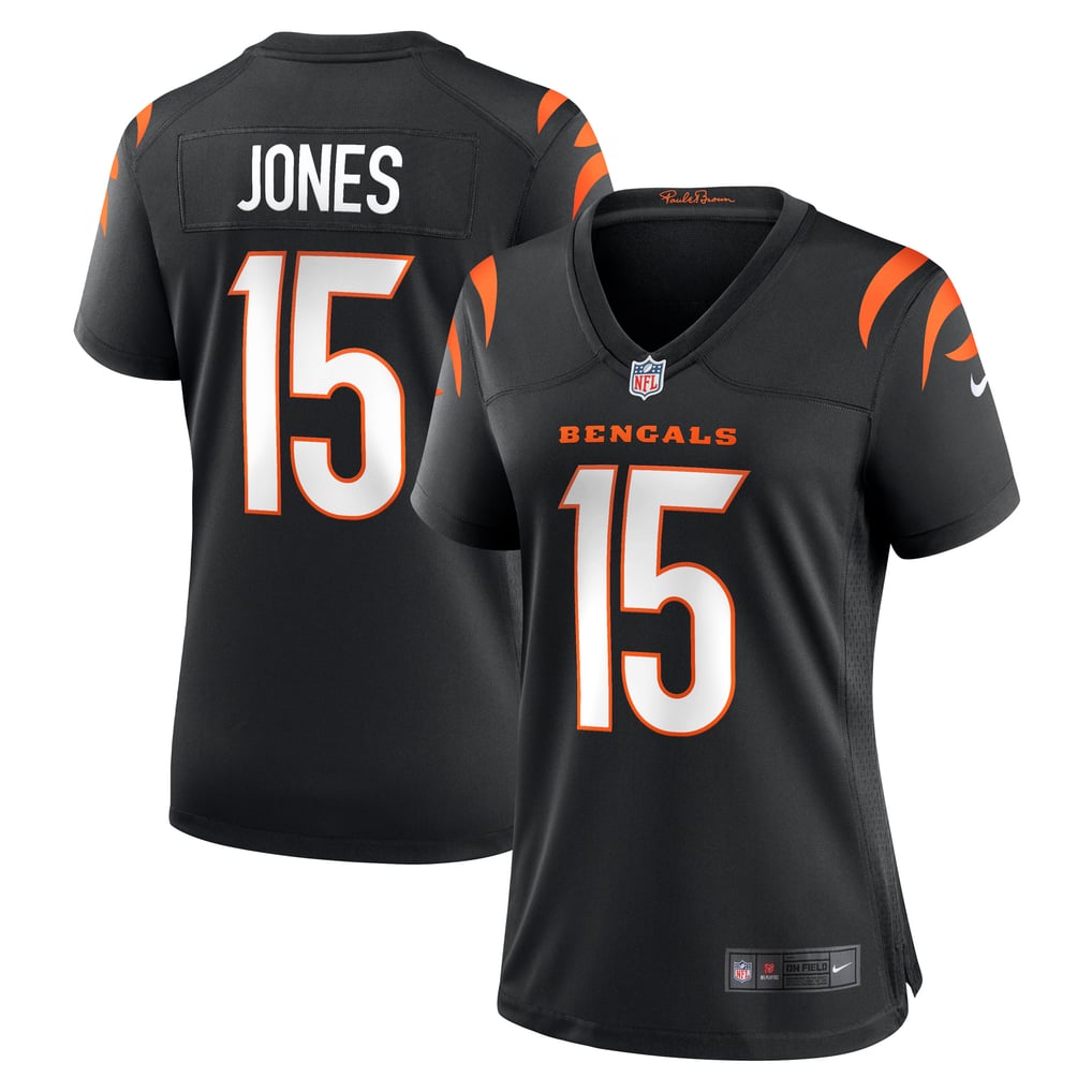 Women's Cincinnati Bengals Charlie Jones Nike Black Team Game Jersey - Image 1