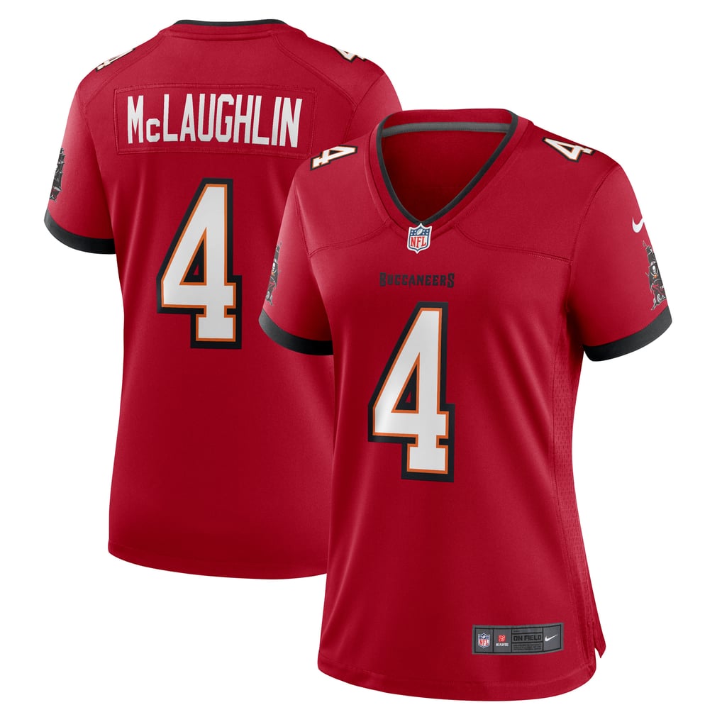 Women's Tampa Bay Buccaneers Chase McLaughlin Nike Red Game Player Jersey - Image 1