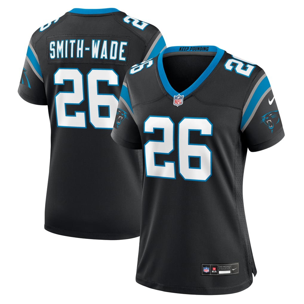 Women's Carolina Panthers Chau Smith-Wade Nike Black Game Jersey - Image 1