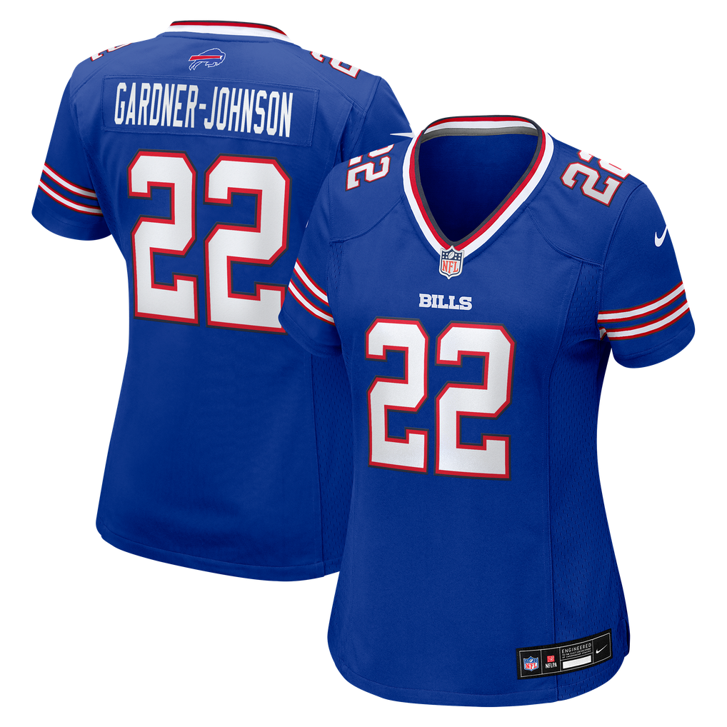 Women's Buffalo Bills Chauncey Gardner-Johnson Nike  Royal Team Game Jersey - Image 2
