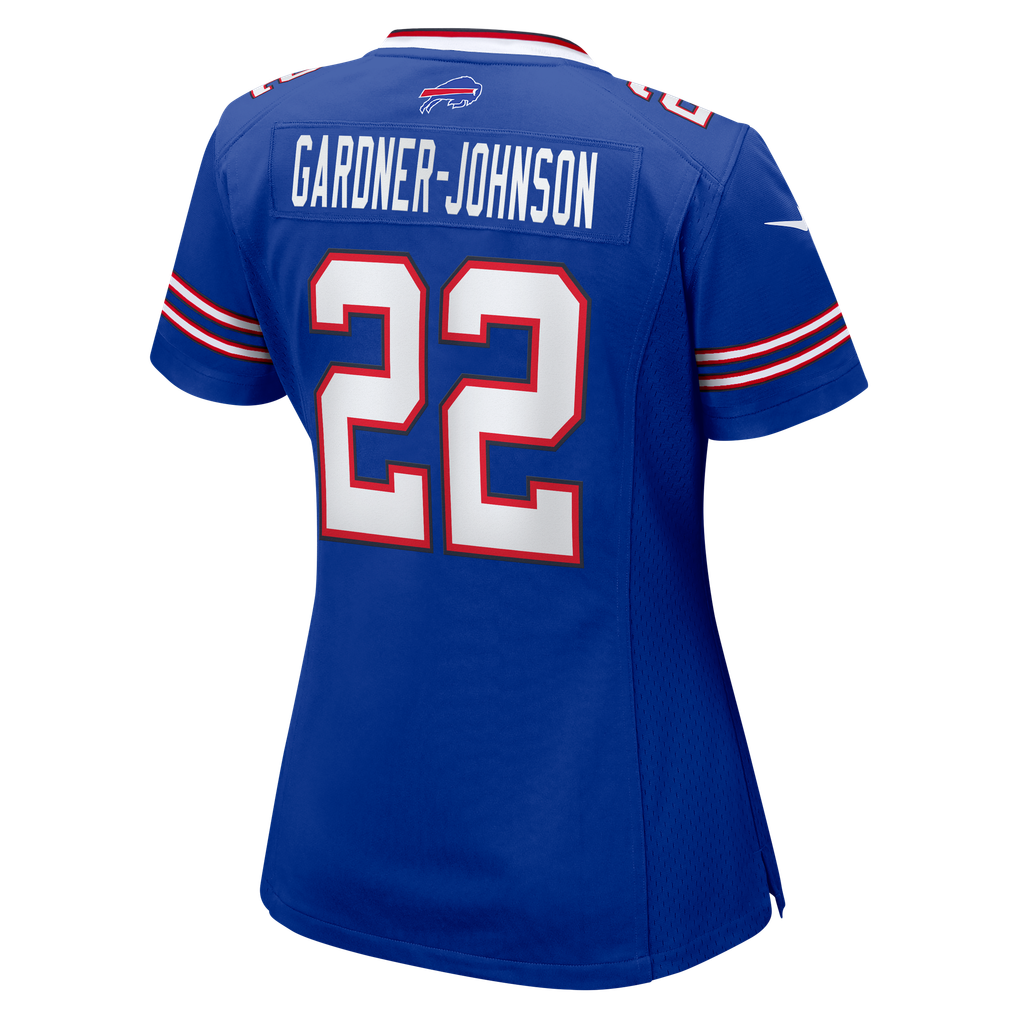 Women's Buffalo Bills Chauncey Gardner-Johnson Nike  Royal Team Game Jersey - Image 4