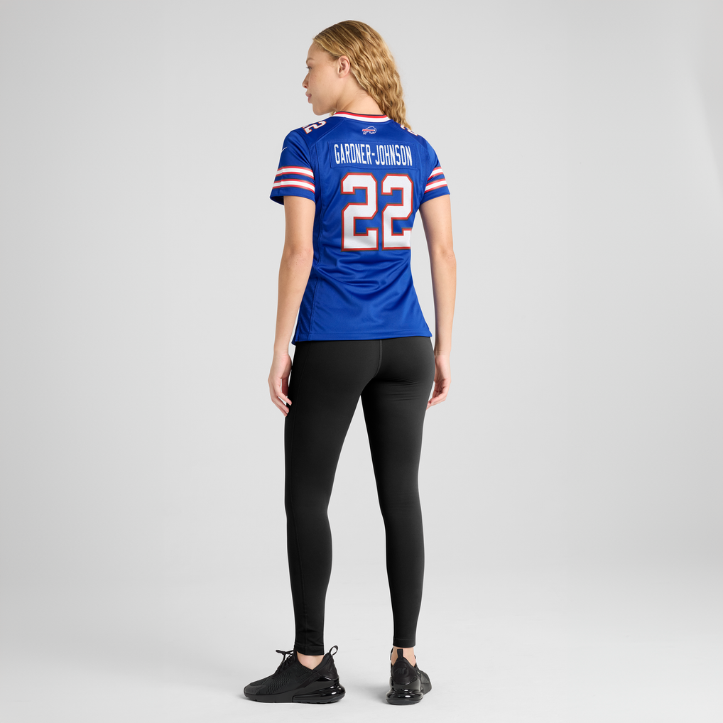 Women's Buffalo Bills Chauncey Gardner-Johnson Nike  Royal Team Game Jersey - Image 6