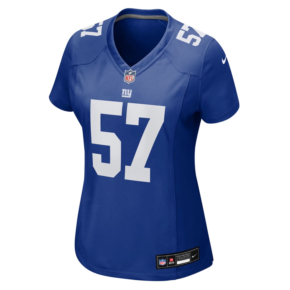 Women's New York Giants Chauncey Golston Nike  Royal Team Game Jersey - Image 3