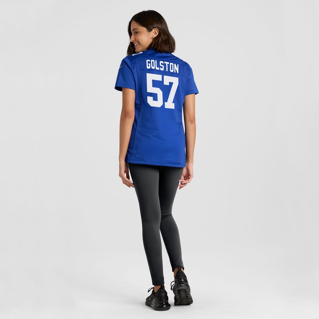 Women's New York Giants Chauncey Golston Nike  Royal Team Game Jersey - Image 6