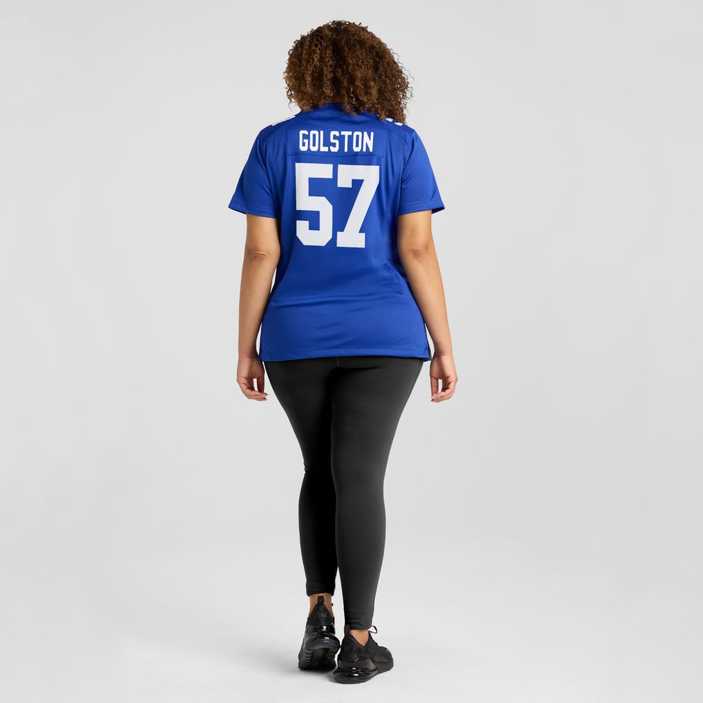 Women's New York Giants Chauncey Golston Nike  Royal Team Game Jersey - Image 8