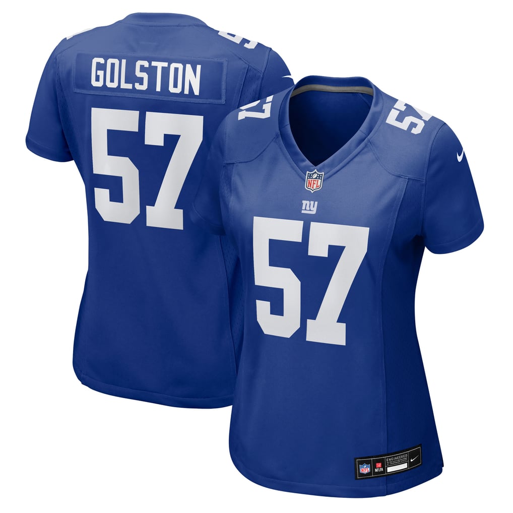 Women's New York Giants Chauncey Golston Nike  Royal Team Game Jersey - Image 1
