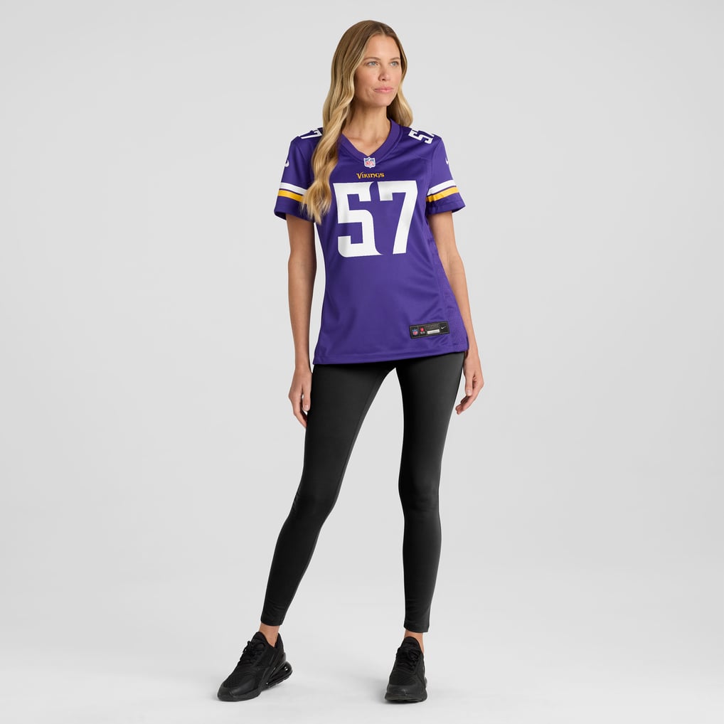 Women's Minnesota Vikings Chaz Chambliss Nike  Purple Team Game Jersey - Image 5