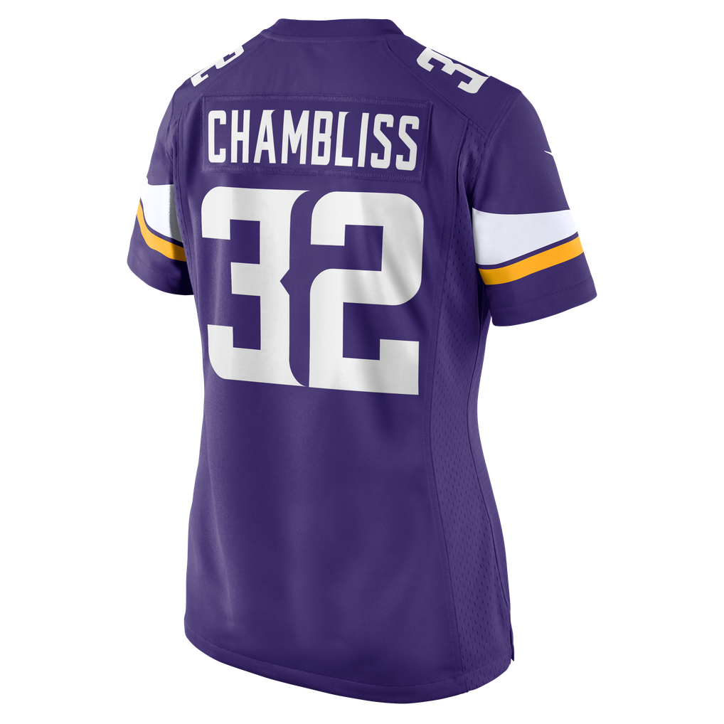 Women's Minnesota Vikings Chaz Chambliss Nike Purple Team Game Jersey - Image 8