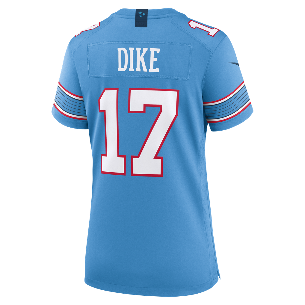 Women's Tennessee Titans Chimere Dike Nike  Light Blue Team Game Jersey - Image 4
