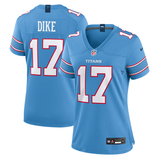 Women's Tennessee Titans Chimere Dike Nike  Light Blue Team Game Jersey - Image 1