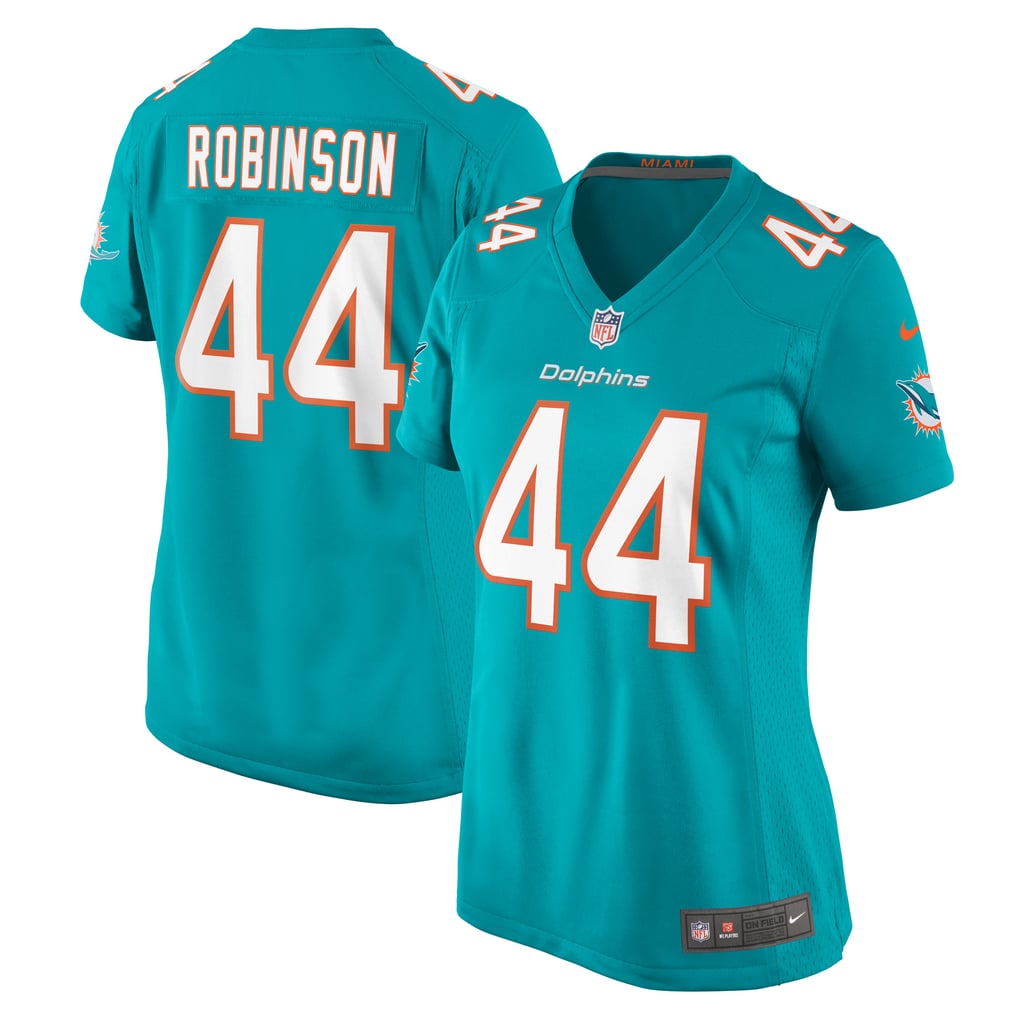 Women's Miami Dolphins Chop Robinson Nike  Aqua  Game Jersey - Image 1