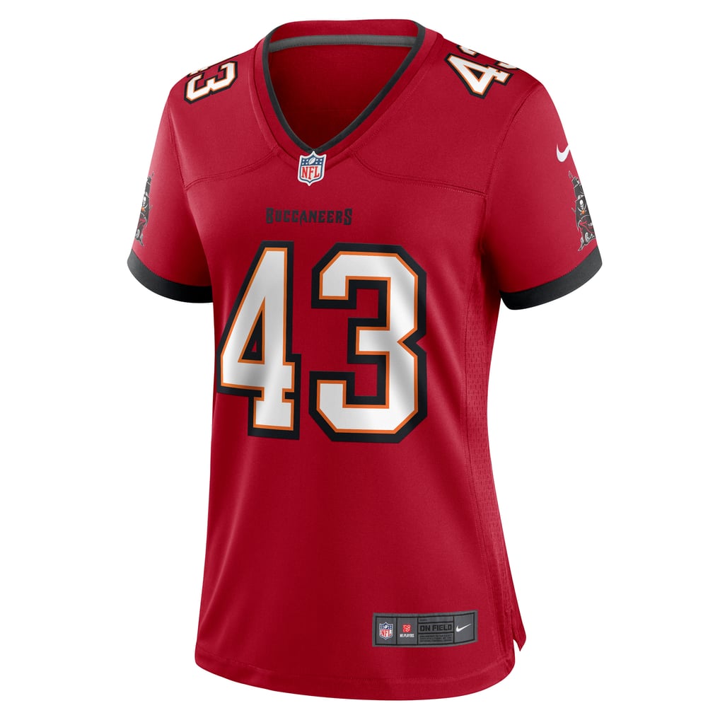 Women's Tampa Bay Buccaneers Chris Braswell Nike  Red Team Game Jersey - Image 3