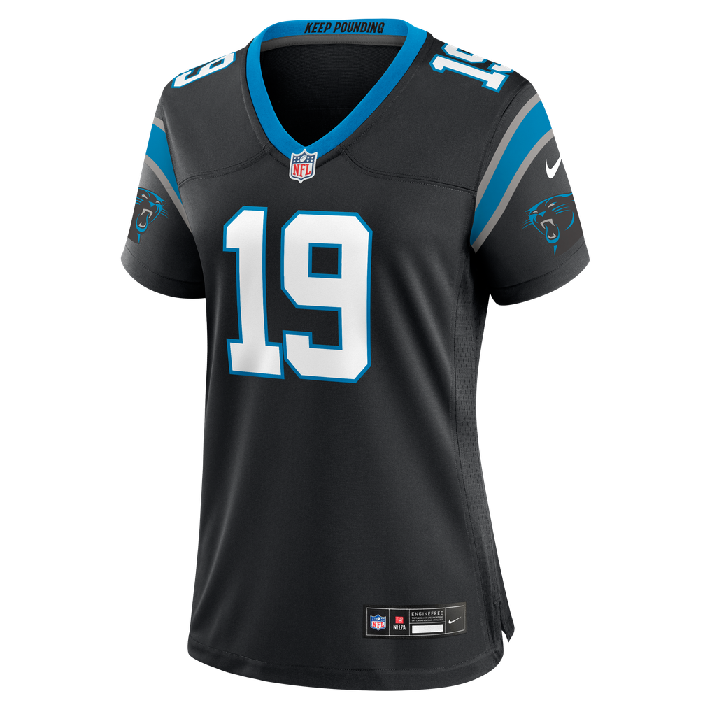 Women's Carolina Panthers Chris Brazzell II Nike Black Team Game Jersey - Image 7