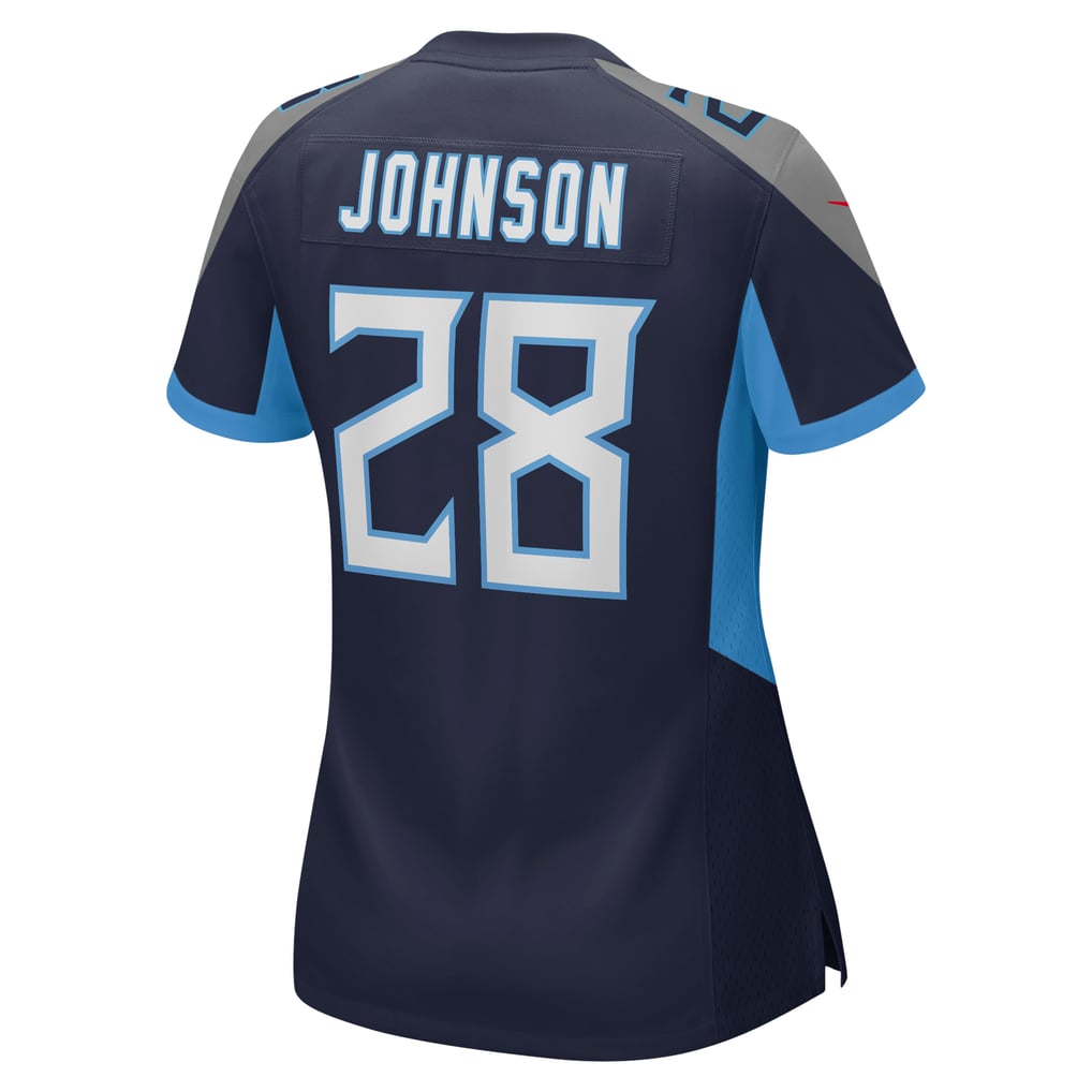 Women's Tennessee Titans Chris Johnson Nike Navy Retired Player Game Jersey - Image 4