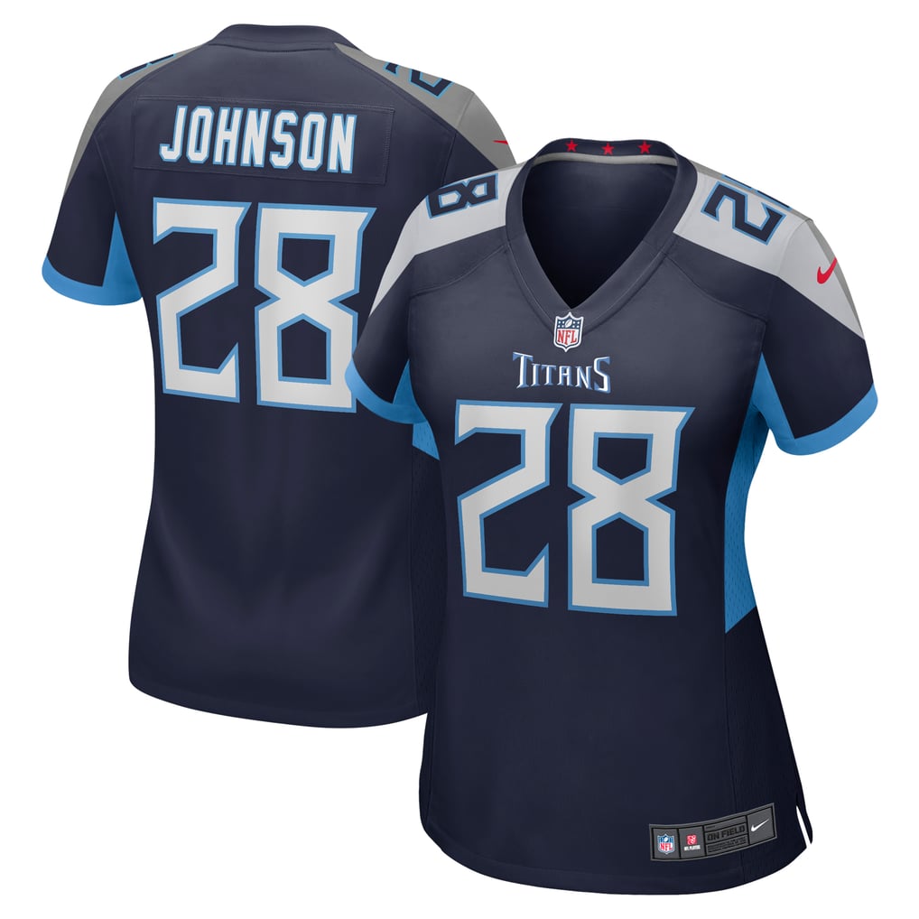 Women's Tennessee Titans Chris Johnson Nike Navy Retired Player Game Jersey - Image 1