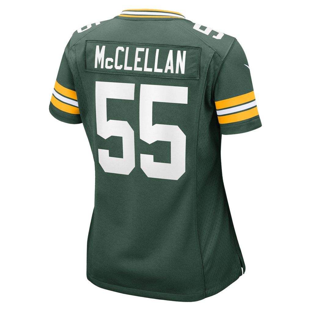 Women's Green Bay Packers Chris McClellan Nike Green Team Game Jersey - Image 6
