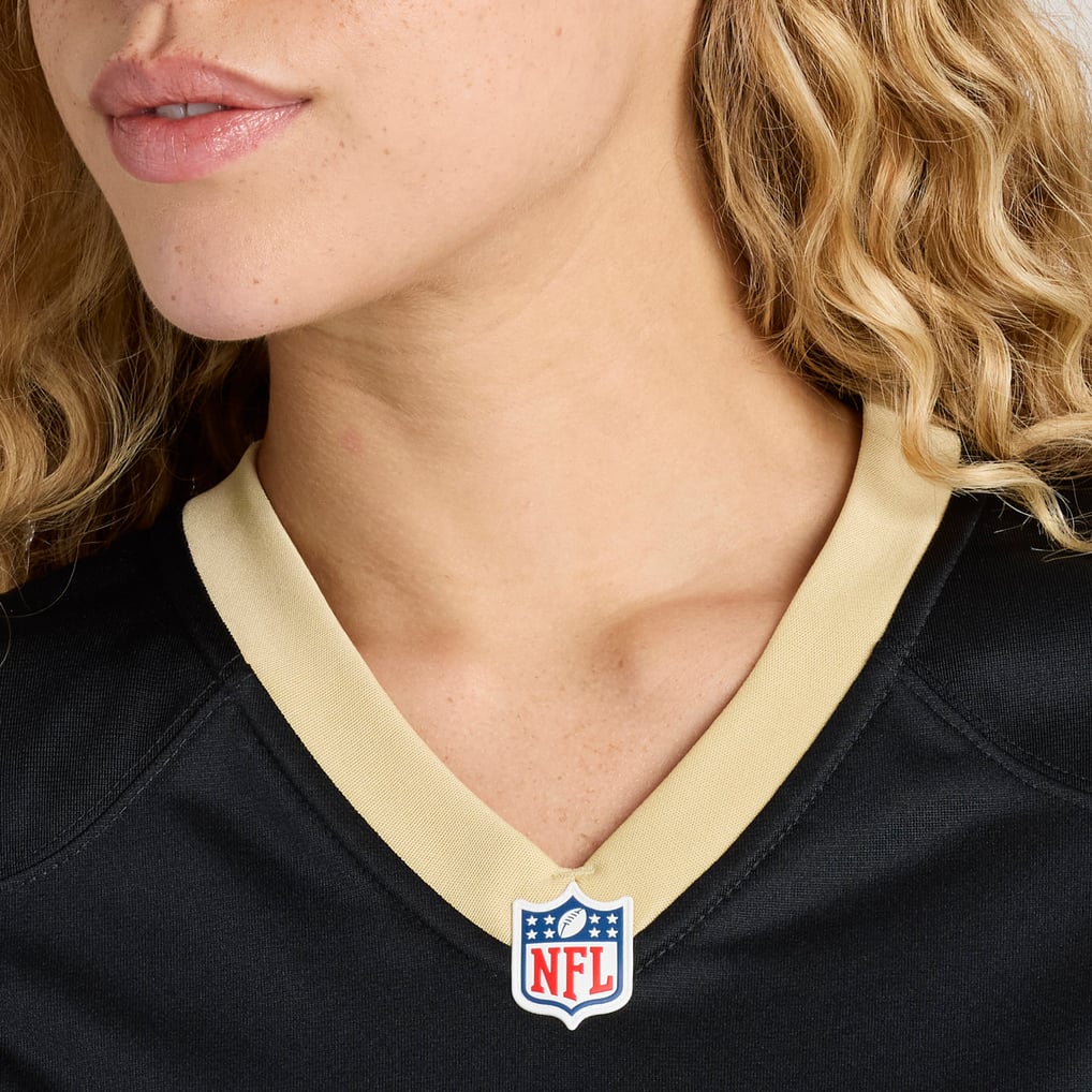 Women's New Orleans Saints Chris Olave Nike Black Game Player Jersey - Image 9
