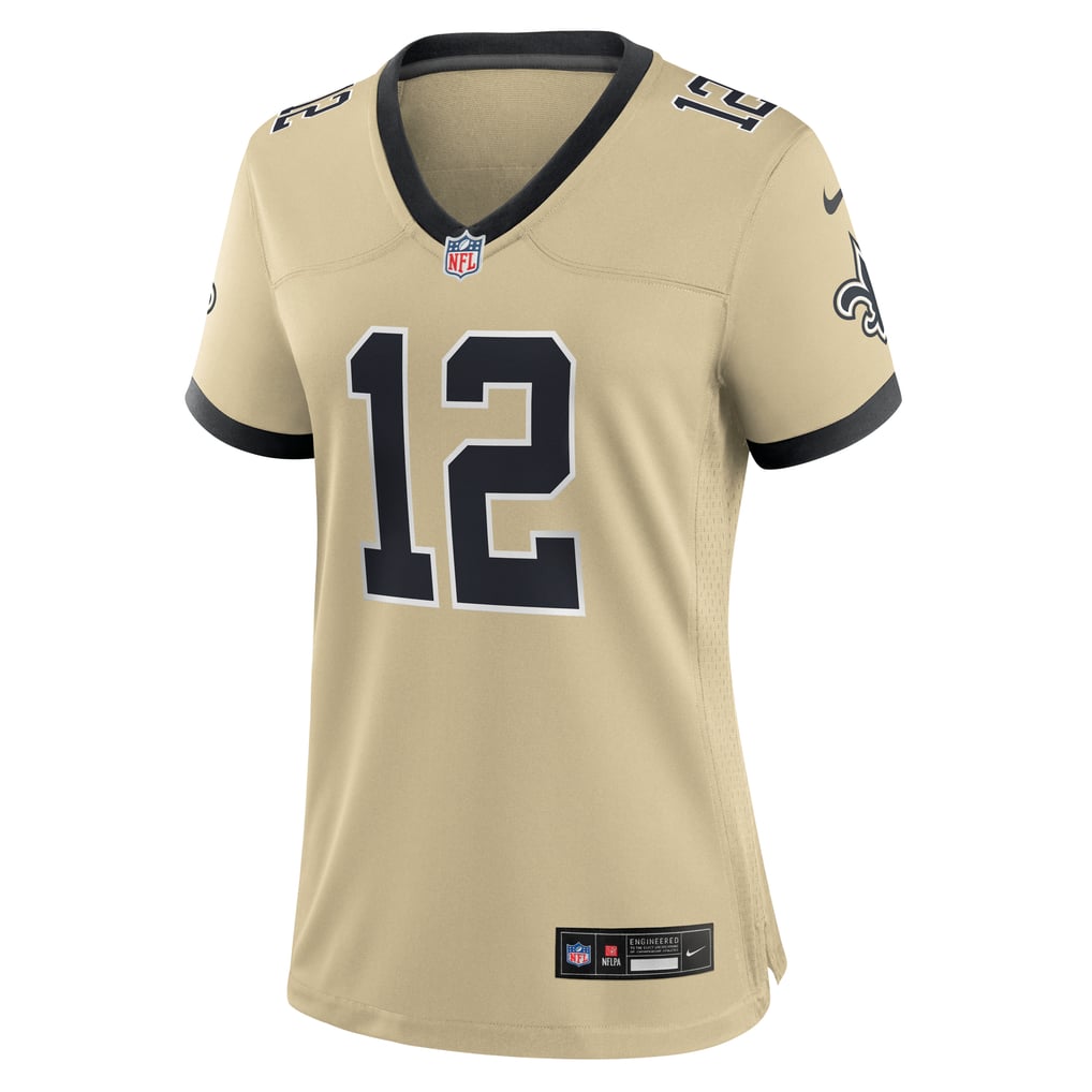 Women's New Orleans Saints Chris Olave Nike Gold Gameday Golds Alternate Game Player Jersey - Image 3