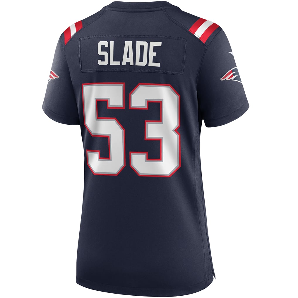 Women's New England Patriots Chris Slade Nike Navy Game Retired Player Jersey - Image 4