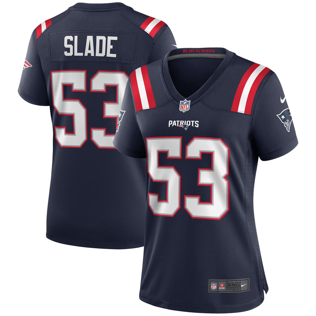 Women's New England Patriots Chris Slade Nike Navy Game Retired Player Jersey - Image 1