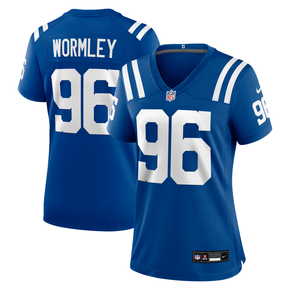 Women's Indianapolis Colts Chris Wormley Nike  Royal Team Game Jersey - Image 2