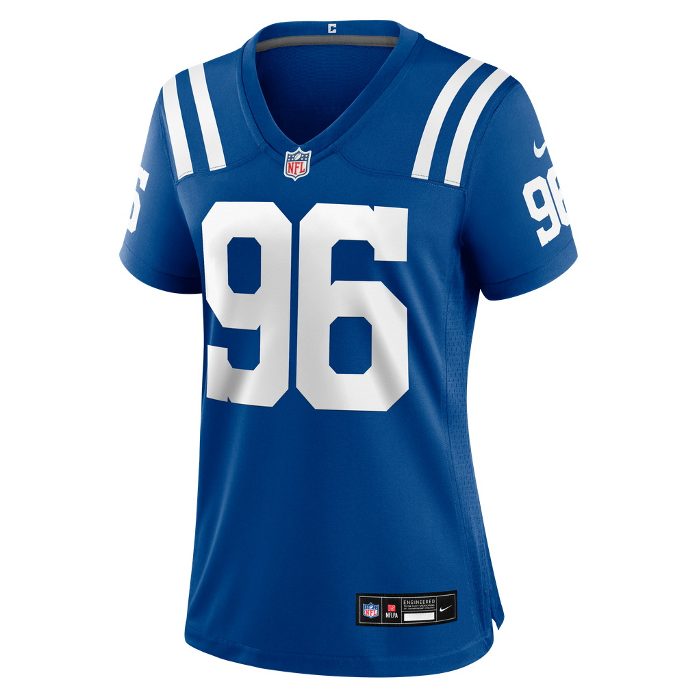Women's Indianapolis Colts Chris Wormley Nike  Royal Team Game Jersey - Image 3