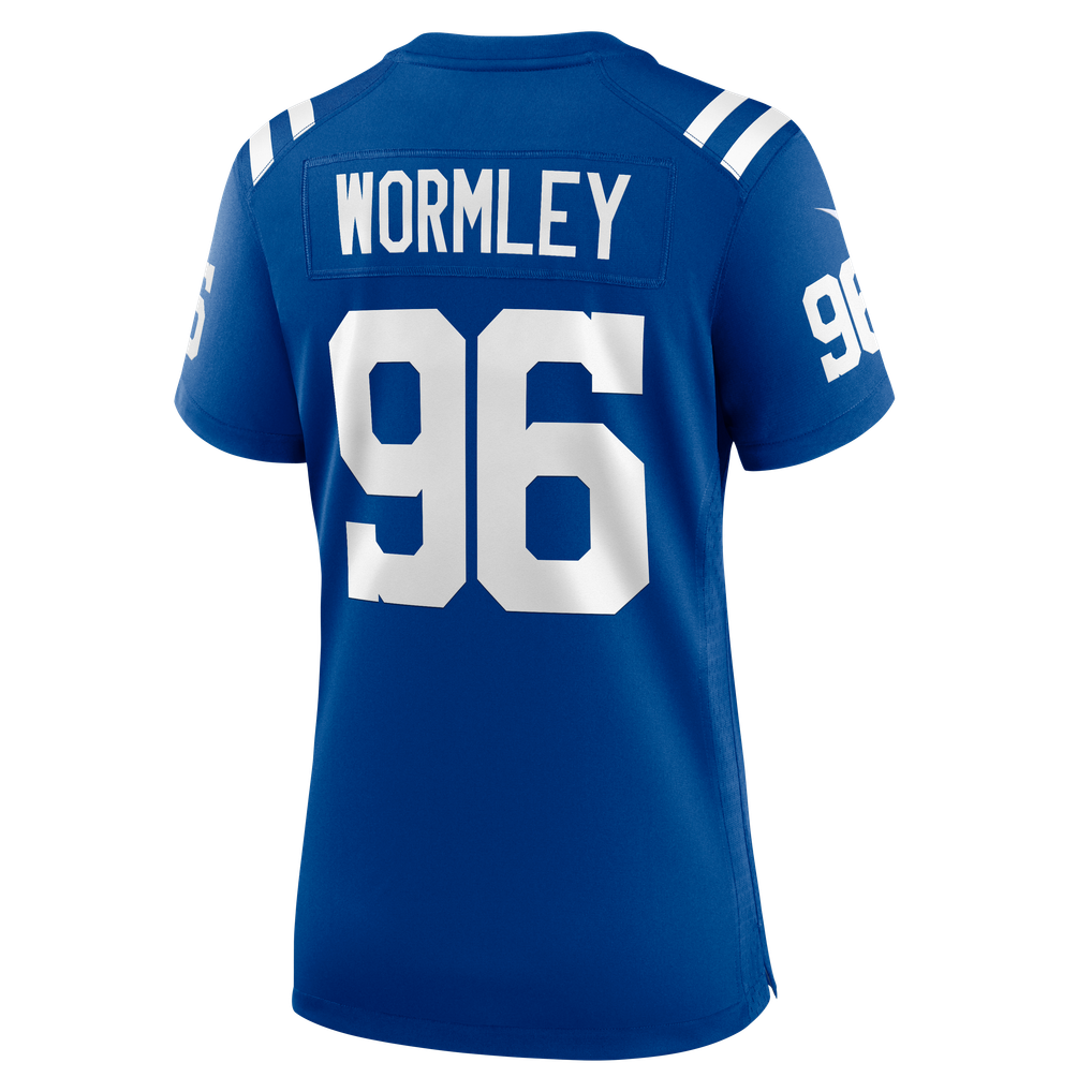 Women's Indianapolis Colts Chris Wormley Nike  Royal Team Game Jersey - Image 4