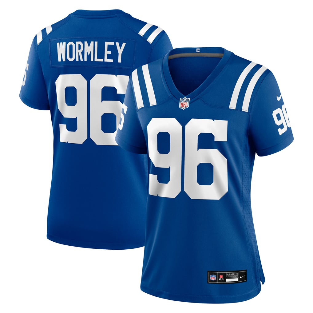 Women's Indianapolis Colts Chris Wormley Nike  Royal Team Game Jersey - Image 1