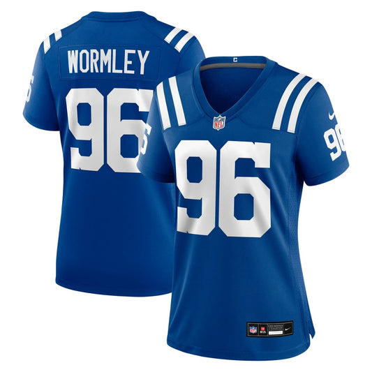 Women's Indianapolis Colts Chris Wormley Nike  Royal Team Game Jersey - Image 1