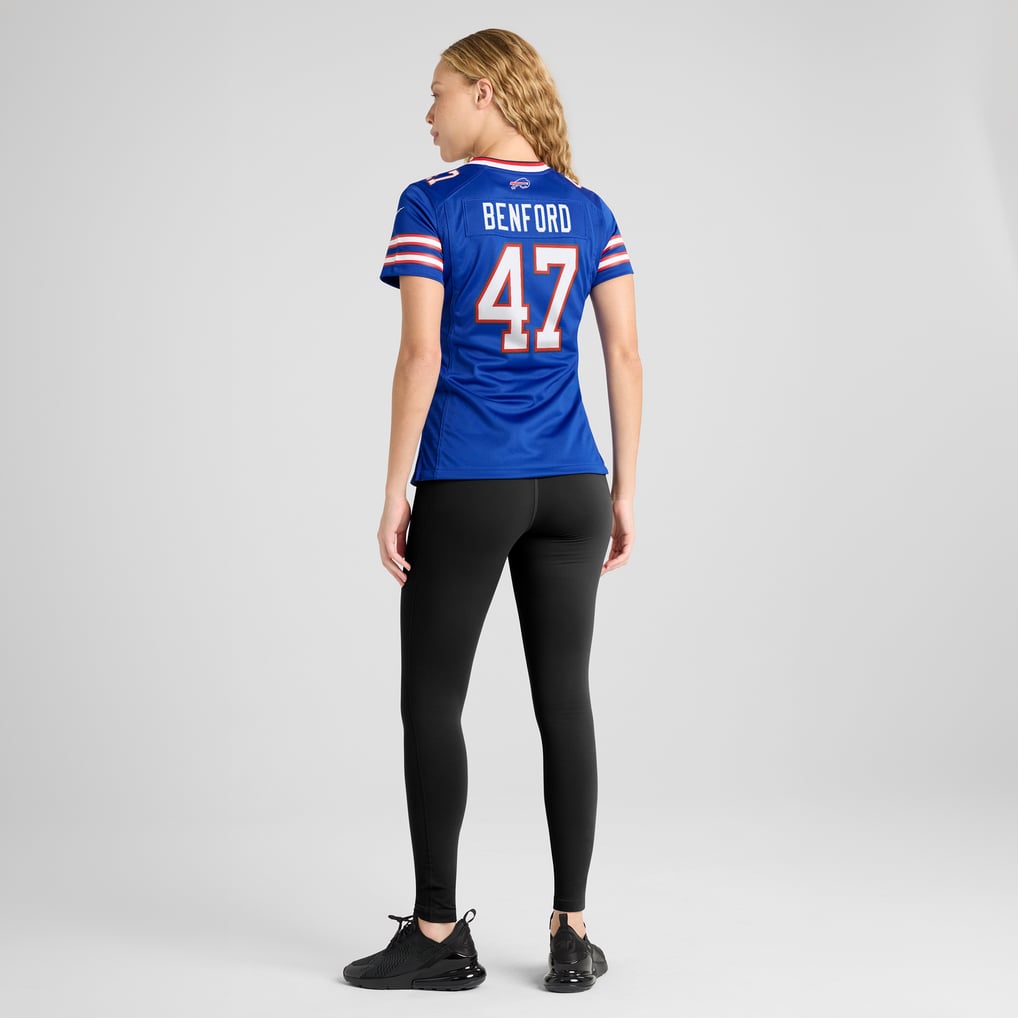 Women's Buffalo Bills Christian Benford Nike Royal Game Jersey - Image 6