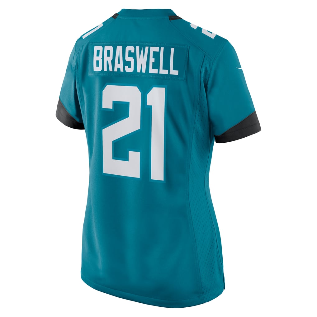 Women's Jacksonville Jaguars Christian Braswell Nike  Teal Team Game Jersey - Image 4