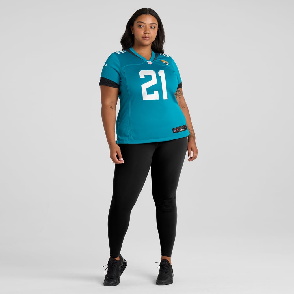 Women's Jacksonville Jaguars Christian Braswell Nike  Teal Team Game Jersey - Image 7