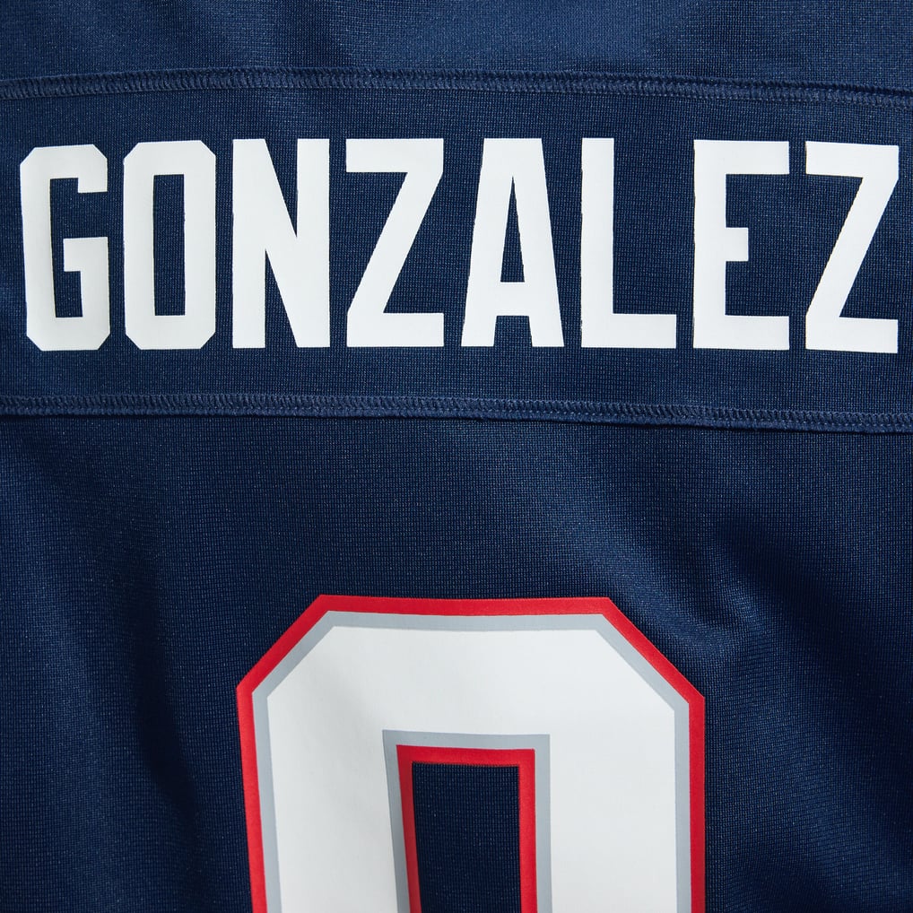 Women's New England Patriots Christian Gonzalez Nike  Navy Team Game Jersey - Image 12