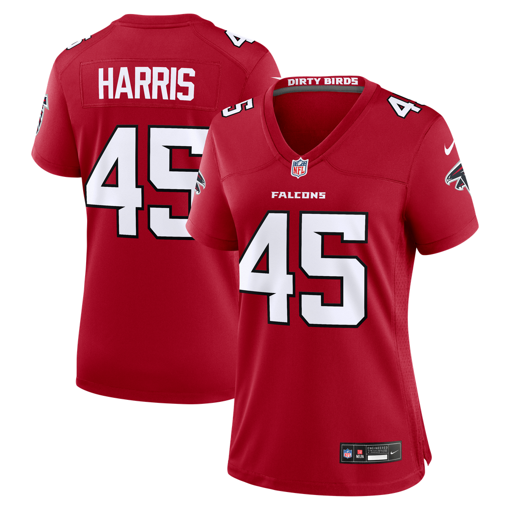 Women's Atlanta Falcons Christian Harris Nike Red Team Game Jersey