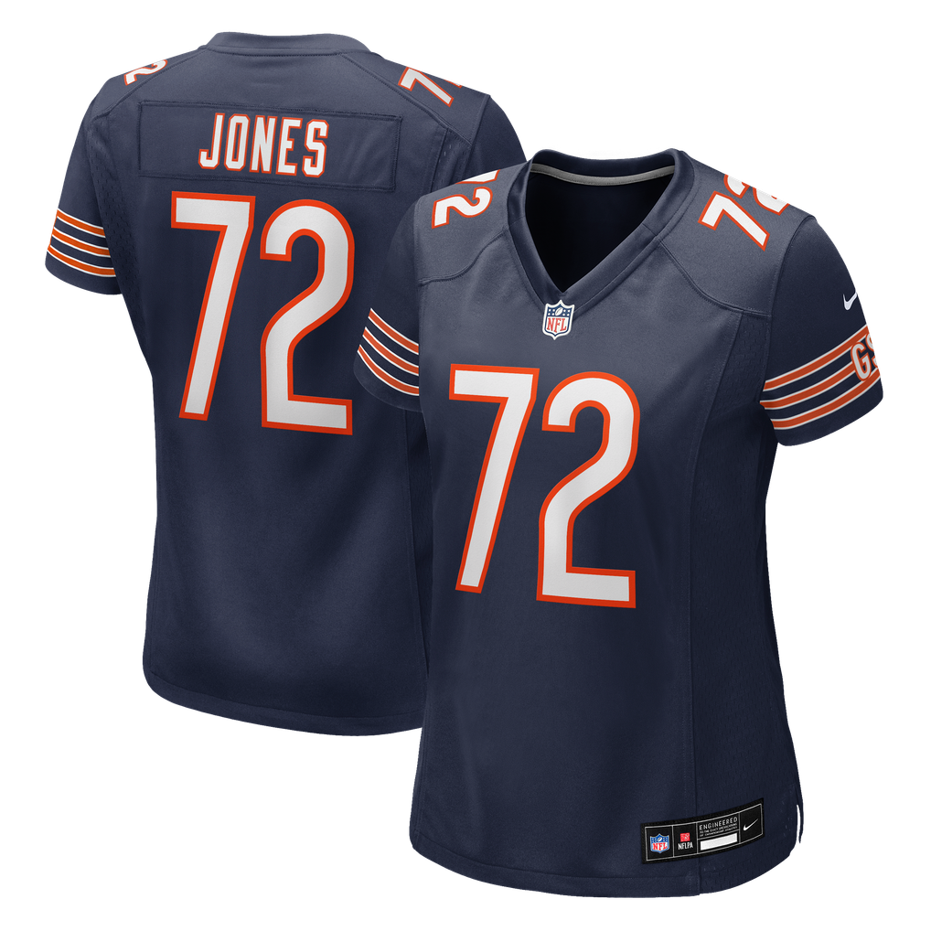 Women's Chicago Bears Christian Jones Nike Navy Team Game Jersey - Image 1